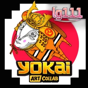 Tampilan visual slot Yokai dengan latar belakang gunung dan elemen seni Jepang